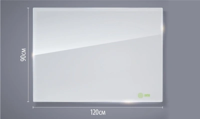 Доска стеклянная Cactus CS-GBD-90X120-WT-TM Сквозное крепление стекло белый 90x120см стекло крепления