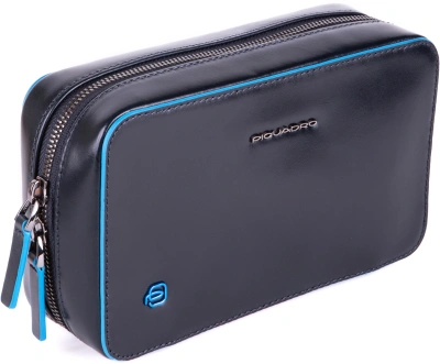 Чехол для кабелей и зарядки Piquadro Blue Square AC6895B2/BLU2 синий натур.кожа