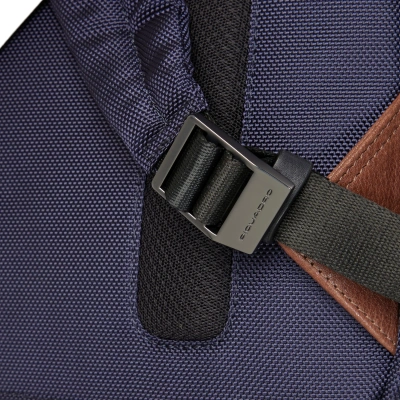 Рюкзак Piquadro Brief2 CA3214BR2/BLUCU темно-синий/коричневый нейлон/натур.кожа