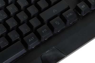 Клавиатура A4Tech B120N черный USB Multimedia for gamer LED (подставка для запястий) кабель 1.8м