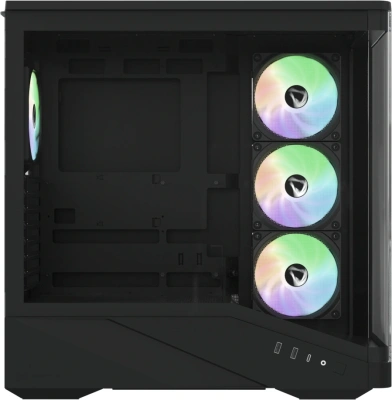 Корпус Formula Crystal U9 PA черный без БП ATX 9x120mm 3x140mm 2xUSB3.0 audio bott PSU