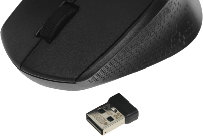 Мышь Logitech M330 Silent Plus черный оптическая 1000dpi silent беспров. USB 2but (910-004924)