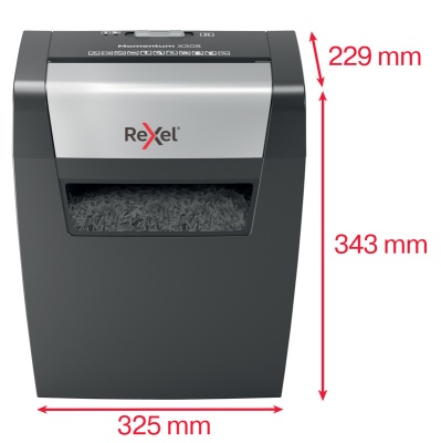 Шредер Rexel Momentum X308 (секр.P-3) фрагменты 8лист. 15лтр. скобы