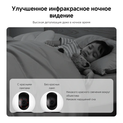 Камера видеонаблюдения IP Xiaomi C300 Dual EU Wi-Fi 2.8-6мм цв. корп.:белый/черный (BHR9166EU)