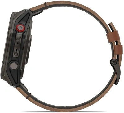 Смарт-часы Garmin Fenix 8 Pro 51мм 1.4" AMOLED корп.серый рем.песочный разм.брасл.:135-225мм (010-03199-40)