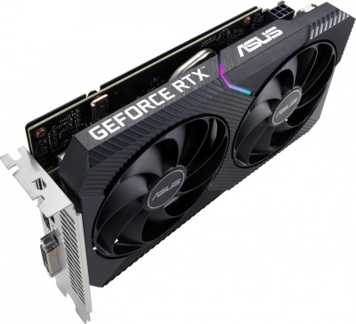 Видеокарта Asus PCI-E 4.0 DUAL-RTX3050-O8G-V2 NVIDIA GeForce RTX 3050 8Gb 128bit GDDR6 1822/14000 DVIx1 HDMIx1 DPx1 HDCP Ret
