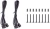 Вентилятор для корпуса Thermaltake CT120 120х120x25 черный 4-pin 25.8дБ (упак.:2шт) (CL-F147-PL12BL-A) Ret