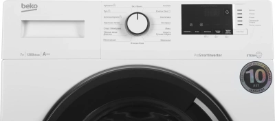 Стиральная машина Beko WSRE7612XAWI класс: A загр.фронтальная макс.:7кг белый инвертор
