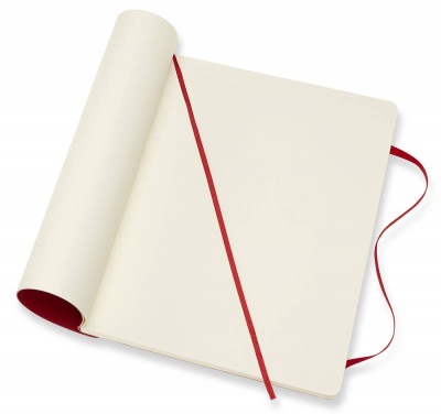 Блокнот Moleskine CLASSIC SOFT QP623F2 XLarge 190х250мм 192стр. нелинованный мягкая обложка красный