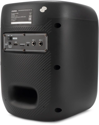 Минисистема Digma D-MC1700 черный 30Вт FM USB BT micro SD