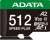 Флеш карта microSDXC 512GB A-Data UD512GUI3V30A2SP-RA1 Speed Plus V30 A2 + adapter