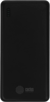 Мобильный аккумулятор Cactus CS-PBFSAA-10000 10000mAh 22.5W 4.5A USB-A/2xUSB-C черный