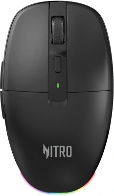 Мышь Acer Nitro OMR400 черный оптическая 3200dpi silent беспров. BT/Radio USB 6but (ZL.MCECC.05B)