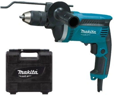 Дрель ударная Makita M8101KB 710Вт патрон:быстрозажимной реверс (кейс в комплекте)