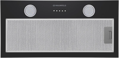 Вытяжка встраиваемая Maunfeld THAMES 601PM черный управление: кнопочное (1 мотор)