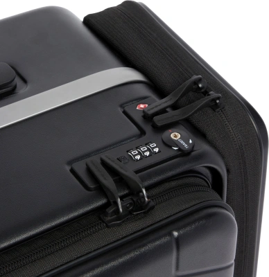 Чемодан Piquadro PQ LIGHT BV7295PQL/NO 46x43x26см 42л. 3.67кг. поликарбонат черный матов.