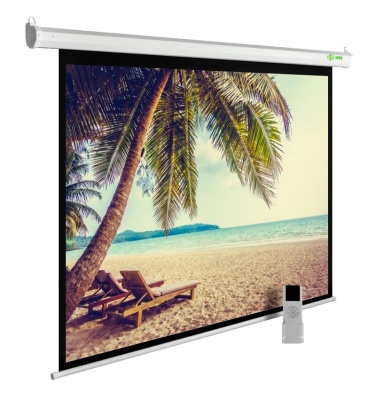 Экран Cactus 200" 360x360см MotoExpert CS-PSME-360x360-WT 1:1 настенно-потолочный рулонный белый (моторизованный привод)