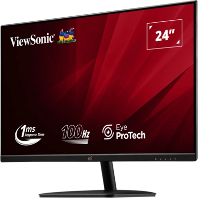 Монитор ViewSonic 23.8" VA2432-MHD-3 черный IPS LED 16:9 HDMI M/M матовая 250cd 178гр/178гр 1920x1080 100Hz VGA DP FHD 2.7кг