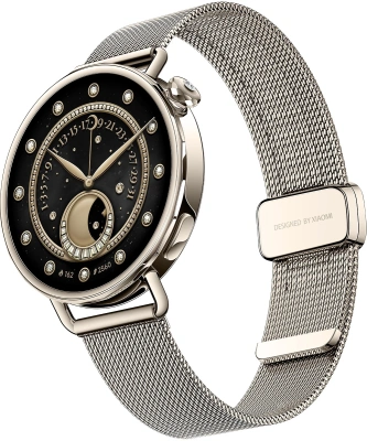 Смарт-часы Xiaomi Watch S4 41мм 1.32" AMOLED корп.золотистый рем.золотистый разм.брасл.:120-190 мм (BHR07VWGL)