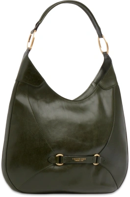 Сумка хобо The Bridge Isabella 04502501/I2 темно-зеленая натур.кожа