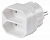 Сетевой разветвитель Buro BU-PS2F-W (2 розетки) белый (пакет ПЭ)