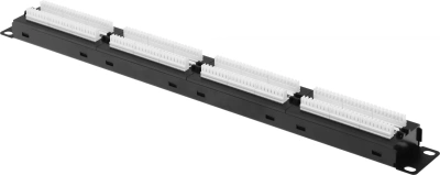 Патч-панель Lanmaster NM-PPU24C 19" 1U 24xRJ45 кат.5E UTP