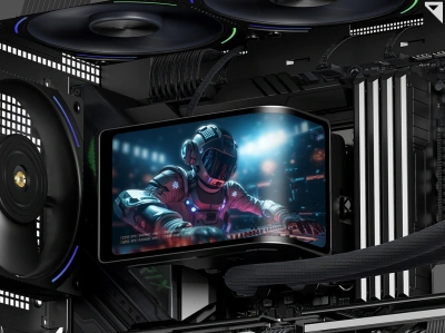 Система водяного охлаждения Thermalright Wonder Vision 360 Turbo ARGB Soc-AM5/AM4/1200/1700/1851 черный 4-pin 44.7dB Al LCD Ret (W-VISION-TURBO-360-BL-ARGB)