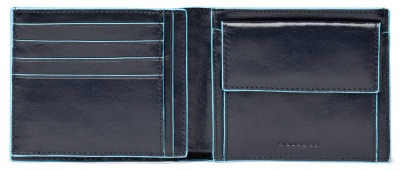 Кошелек мужской Piquadro Blue Square PU1240B2R/BLU2 синий натур.кожа