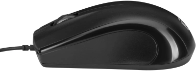 Мышь Оклик 185V2 черный оптическая 1200dpi USB для ноутбука 3but (1185962)