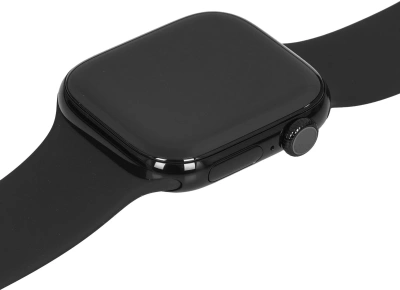 Смарт-часы Apple Watch Series 11 A3333 46мм OLED корп.черный Sport Band рем.черный разм.брасл.:M/L (MEUX4LW/A)