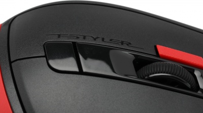 Мышь A4Tech Fstyler FM45S Air красный/черный оптическая 2400dpi silent USB 7but (FM45S AIR USB (SPORTS RED))