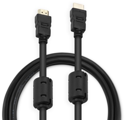 Кабель аудио-видео Buro HDMI 1.4 HDMI (m)/HDMI (m) 3м. феррит.кольца черный (HDMI-19M/19M-3M-MG)