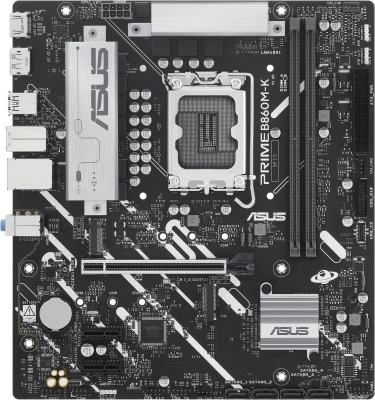 Материнская плата Asus PRIME B860M-K Soc-1851 Intel B860 2xDDR5 mATX AC`97 8ch(7.1) 2.5Gg RAID+HDMI+DP