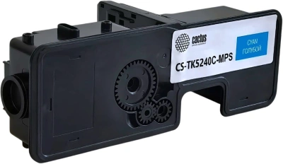 Картридж лазерный Cactus CS-TK5240C-MPS TK-5240C голубой (6000стр.) для Kyocera Ecosys M5526cdn/M5526cdw/P5026cdn/P5026cdw с чипом