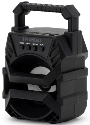 Колонка порт. Hyundai H-PS1000 черный 9W 1.0 BT/USB 10м 500mAh