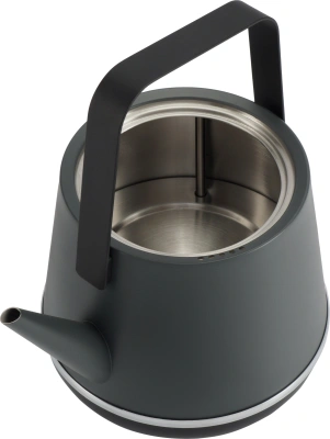 Чайник электрический Rondell RDE-WK813 0.8л. 1000Вт серый/черный корпус: металл
