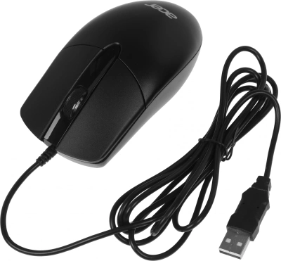 Мышь Acer OMW300 черный оптическая 1200dpi USB 3but (ZL.MCECC.01W)