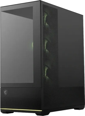 Корпус MSI MAG Pano M110R черный без БП mATX 8x120mm 2x140mm 1xUSB3.0 audio AirDuct bott PSU