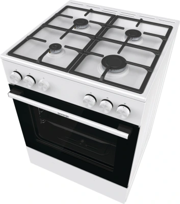 Плита Газовая Gorenje GG6A10WFFM белый (без крышки) реш.сталь