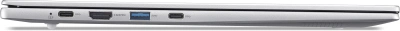 Ноутбук Acer Swift Lite SFL16-51M-54BL Core Ultra 5 115U 16Gb SSD512Gb Intel Graphics 16" IPS WUXGA (1920x1200) без ОС silver WiFi BT Cam 4810mAh (NX.D3UCD.002)