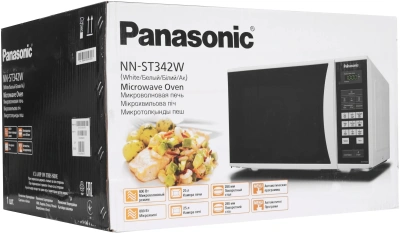 Микроволновая Печь Panasonic NN-ST342WZPE 25л. 800Вт белый