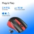 Мышь Оклик 485MW черный/красный оптическая 1600dpi беспров. USB для ноутбука 3but (997828)
