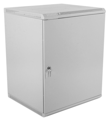 Шкаф коммутационный ЦМО ШРН-ЭКОНОМ (ШРН-Э-18.650.1) настенный 18U 600x650мм пер.дв.стал.лист 85кг серый 600мм 31кг 930мм
