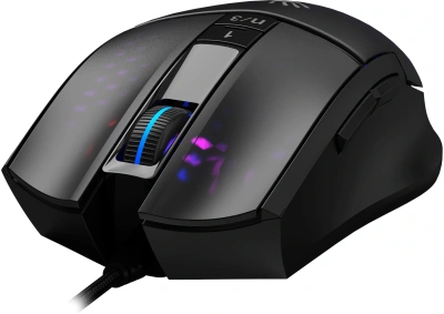Мышь A4Tech Bloody L65 Max черный/фиолетовый оптическая 12000dpi USB 6but (L65 MAX/HONEYCOMB)