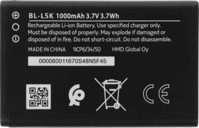 Мобильный телефон Nokia 108 DS TA-1627 черный моноблок 2Sim 2" 126x160 Series 30+ GSM900/1800 Protect MP3 FM microSD max32Gb