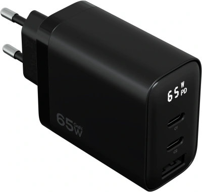 Сетевое зар./устр. Magssory ACH009 65W (PD3.0+PPS+QC4+AFC+FCP+SCP) универсальное черный
