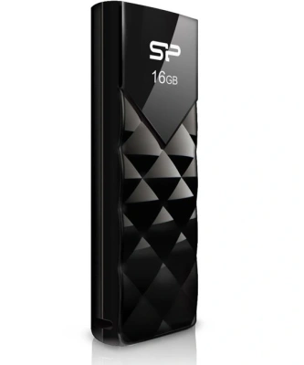 Флеш Диск Silicon Power 16Gb Ultima U03 SP016GBUF2U03V1K USB2.0 черный
