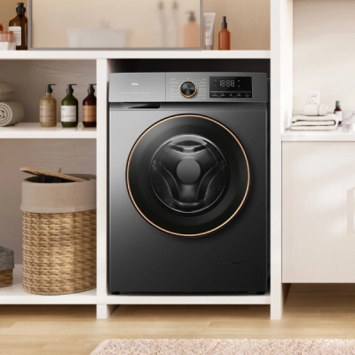 Стиральная машина TCL TWRP-1108W12G2 класс: A+++ загр.фронтальная макс.:8кг серый инвертор