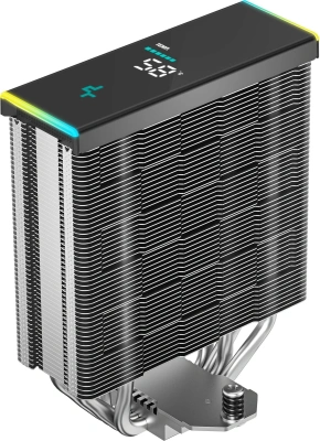 Устройство охлаждения(кулер) Deepcool AK400 Digital SE ARGB Soc-AM5/AM4/1200/1700/1851 черный 4-pin 19-28dB Al+Cu LCD 220W 812gr Ret (R-AK400-BKADMN-GJD)
