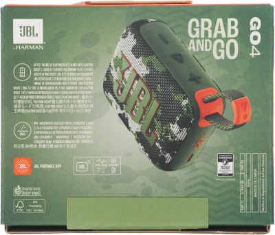 Колонка порт. JBL GO 4 камуфляж 4.2W 1.0 BT 850mAh (JBLGO4SQUAD)